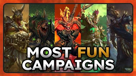 wh3 most fun faction|The Most Fun Races/Campaigns .